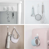 Maxbell Wall Mounted Wall Hooks Wall Key Hooks for Dining Room Closet Round