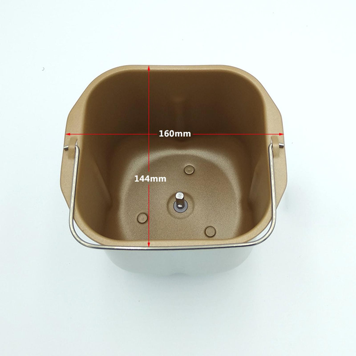 Maxbell Bread Baking Pan Bread Maker Machine Loaf Bread Paddle Wheat Household