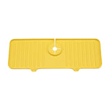 Maxbell Reusable Silicone Drain Pad Washable Countertop Protector for Kitchen RV Yellow