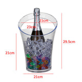 Maxbell Portable Ice Bucket Champagne Wine Bucket Wine Cooler for Cocktail Parties
