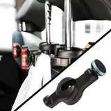 Maxbell Car Seat Back Hook with Phone Holder Accessories for Clothes Bags Blue