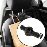 Maxbell Car Seat Back Hook with Phone Holder Accessories for Clothes Bags Silver