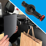 Maxbell Car Seat Back Hook with Phone Holder Accessories for Clothes Bags Red