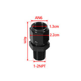 Maxbell Pipe Fitting Adapter Male to Female Accessories Replacement Durable AN6 to 1 2NPT