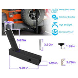 Maxbell Hitch Mount Flagpole Holder Solid Durable for SUV Trailer RV