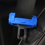 Maxbell Car Belt Buckle Cover Anti Scratch Interior Accessories Blue