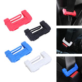 Maxbell Car Belt Buckle Cover Anti Scratch Interior Accessories Red