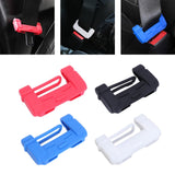 Maxbell Car Belt Buckle Cover Anti Scratch Interior Accessories Red