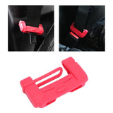 Maxbell Car Belt Buckle Cover Anti Scratch Interior Accessories Red