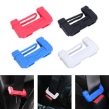 Maxbell Car Belt Buckle Cover Anti Scratch Interior Accessories Red
