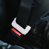 Maxbell Car Belt Buckle Cover Anti Scratch Interior Accessories White Luminous