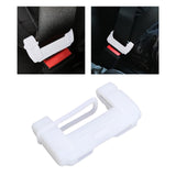 Maxbell Car Belt Buckle Cover Anti Scratch Interior Accessories White Luminous