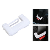 Maxbell Car Belt Buckle Cover Anti Scratch Interior Accessories White Luminous