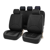 Maxbell Car Seat Covers Classic Washable Luxurious for Most Car Suvs Auto Parts Black 9pcs