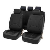 Maxbell Car Seat Covers Classic Washable Luxurious for Most Car Suvs Auto Parts Black 9pcs