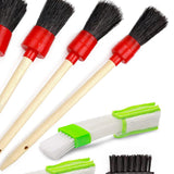 Maxbell 12x Car Detailing Brushes Set 6Pcs Detail Brushes for Cleaning Wheels