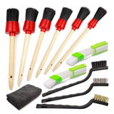 Maxbell 12x Car Detailing Brushes Set 6Pcs Detail Brushes for Cleaning Wheels