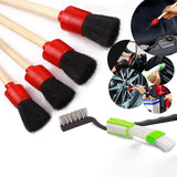 Maxbell 12x Car Detailing Brushes Set 6Pcs Detail Brushes for Cleaning Wheels