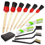 Maxbell 12x Car Detailing Brushes Set 6Pcs Detail Brushes for Cleaning Wheels