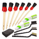 Maxbell 12x Car Detailing Brushes Set 6Pcs Detail Brushes for Cleaning Wheels
