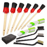Maxbell 12x Car Detailing Brushes Set 6Pcs Detail Brushes for Cleaning Wheels