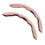 Maxbell 2Pcs Steering Wheel Covers Non Slip Durable for Diameter 38cm Truck pink and white