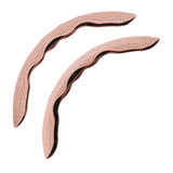 Maxbell 2Pcs Steering Wheel Covers Non Slip Durable for Diameter 38cm Truck pink and white