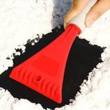 Maxbell car snow Scraper with foam handle Frost Snow for Auto car Snow Remover Red