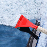 Maxbell car snow Scraper with foam handle Frost Snow for Auto car Snow Remover Red
