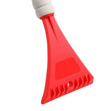 Maxbell car snow Scraper with foam handle Frost Snow for Auto car Snow Remover Red