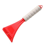 Maxbell car snow Scraper with foam handle Frost Snow for Auto car Snow Remover Red