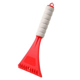 Maxbell car snow Scraper with foam handle Frost Snow for Auto car Snow Remover Red