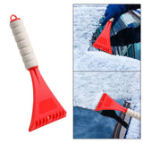 Maxbell car snow Scraper with foam handle Frost Snow for Auto car Snow Remover Red