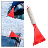 Maxbell car snow Scraper with foam handle Frost Snow for Auto car Snow Remover Red