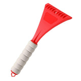 Maxbell car snow Scraper with foam handle Frost Snow for Auto car Snow Remover Red