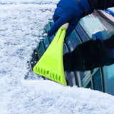 Maxbell car snow Scraper with foam handle Frost Snow for Auto car Snow Remover Green