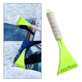Maxbell car snow Scraper with foam handle Frost Snow for Auto car Snow Remover Green