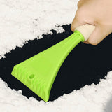 Maxbell car snow Scraper with foam handle Frost Snow for Auto car Snow Remover Green