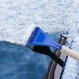 Maxbell car snow Scraper with foam handle Frost Snow for Auto car Snow Remover Blue
