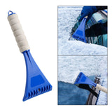 Maxbell car snow Scraper with foam handle Frost Snow for Auto car Snow Remover Blue