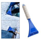 Maxbell car snow Scraper with foam handle Frost Snow for Auto car Snow Remover Blue