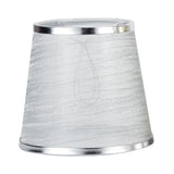 Maxbell Lamp Shade Decorative Cloth Lampshade for Parties Decoration Bedside Light Silver