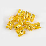 Maxbell 50x Dreadlocks Beads Hair Braiding Rings Clips Alloy for Pendants Women Men Golden