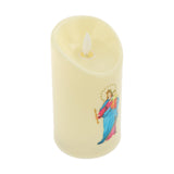 Maxbell Electronic Candle Flameless Pillar Light Decoration  virgin child