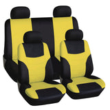 Maxbell 8 Pieces Car Seat Covers Wear Resistant for Vehicles All Seasons Suvs Yellow
