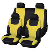 Maxbell 8 Pieces Car Seat Covers Wear Resistant for Vehicles All Seasons Suvs Yellow