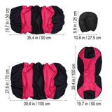 Maxbell 8 Pieces Car Seat Covers Wear Resistant for Vehicles All Seasons Suvs Orange