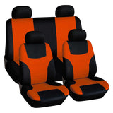 Maxbell 8 Pieces Car Seat Covers Wear Resistant for Vehicles All Seasons Suvs Orange