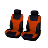 Maxbell 8 Pieces Car Seat Covers Wear Resistant for Vehicles All Seasons Suvs Orange