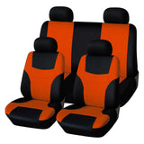 Maxbell 8 Pieces Car Seat Covers Wear Resistant for Vehicles All Seasons Suvs Orange
